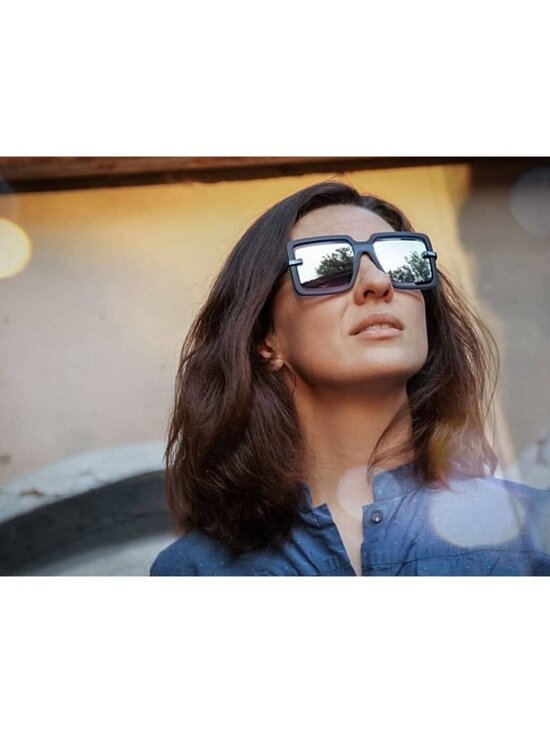 Kenzo KZ40049U 94N Sunglasses Green Square Frame, Green Lenses main image 5